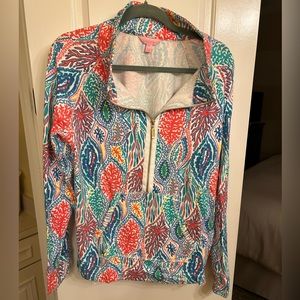 Lilly Pulitzer 3/4 Zip Sweater